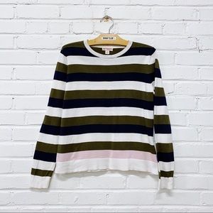 BROOKS BROTHERS striped sweater light knit